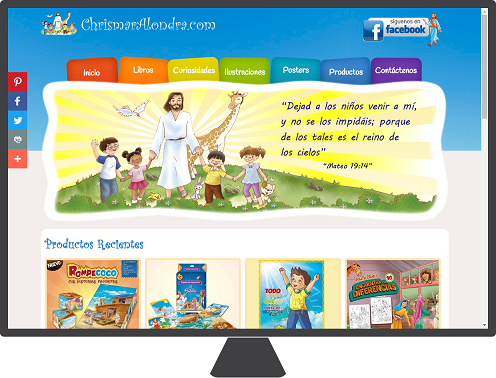 Chrismaralondra.com Materiales Cristianos - desktop